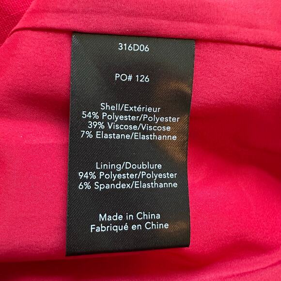 Elizabeth & James berry pink/red Hollis sleeveless mini dress size 8 NWT - Picture 10 of 15